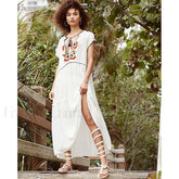 Colorful Tassel Short Boho Dress