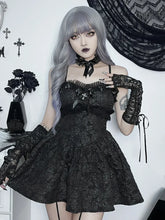 Corset Slip Nightclub Rose Lace Shirring Mini Black Backless Dress Print Patchwork Party A Line Dress