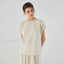 Cotton Blend Boutique Femme T Shirt Rice white / S