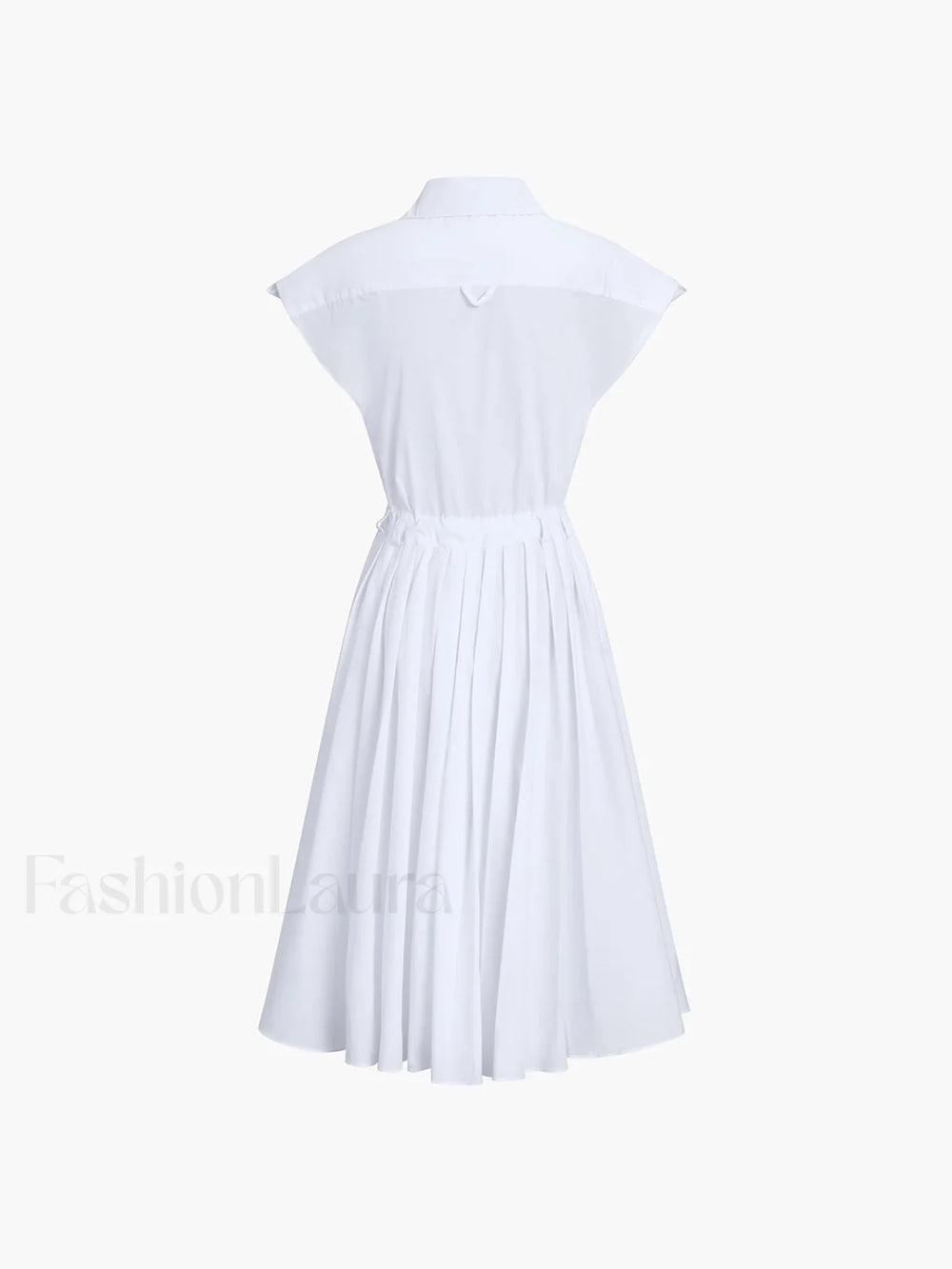 Cotton Blends Sleeveless Trendy Split Midi Dress Dresses