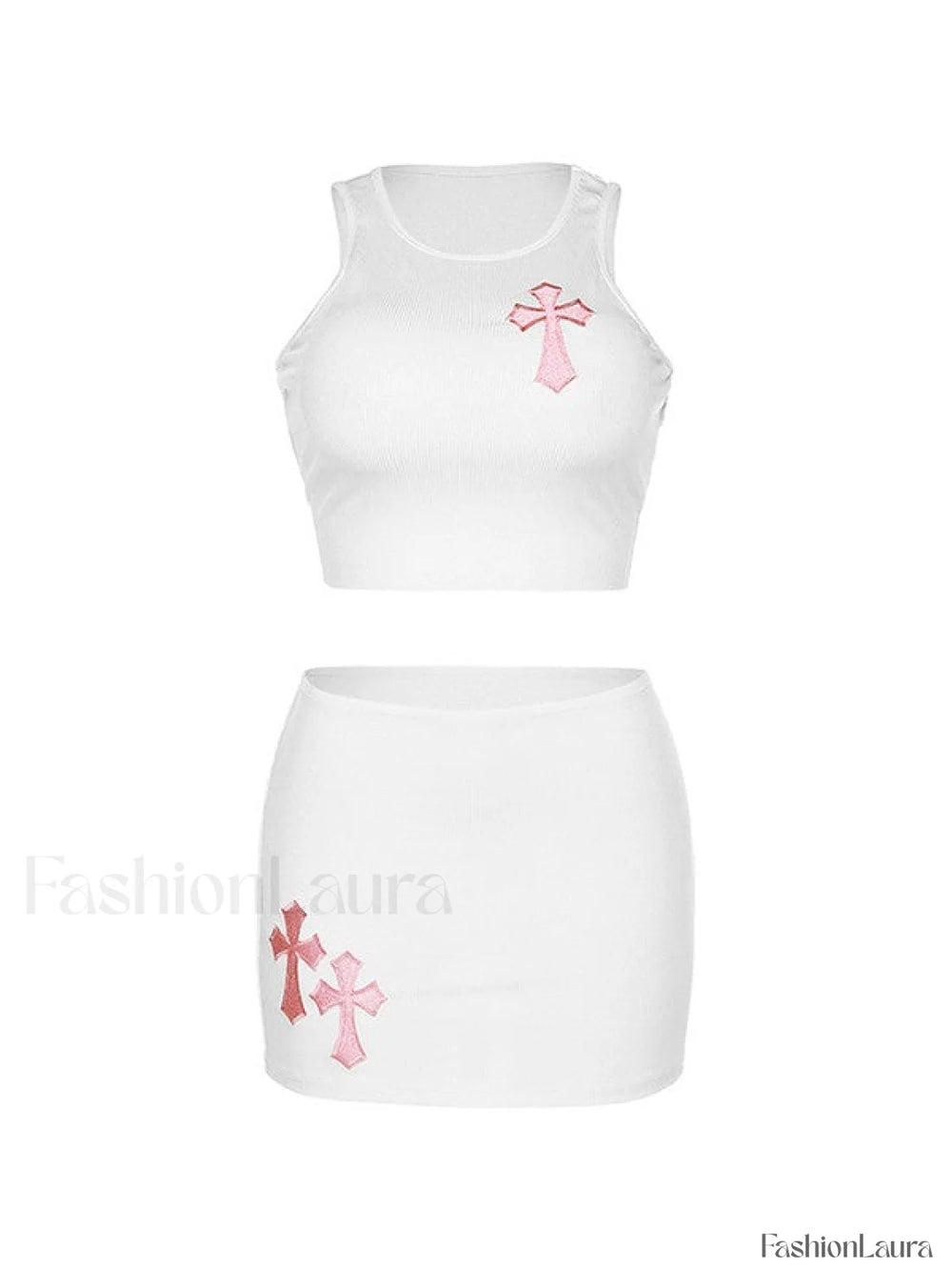 Cross Ribbed Two Piece Set Two Piece Outfits