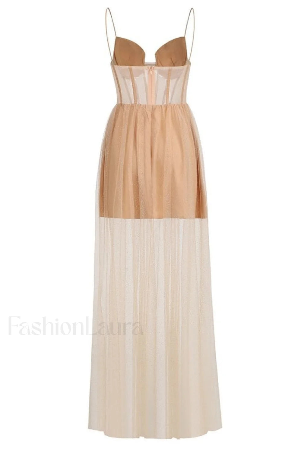 Crystal Embellished Stylish Corset Gown