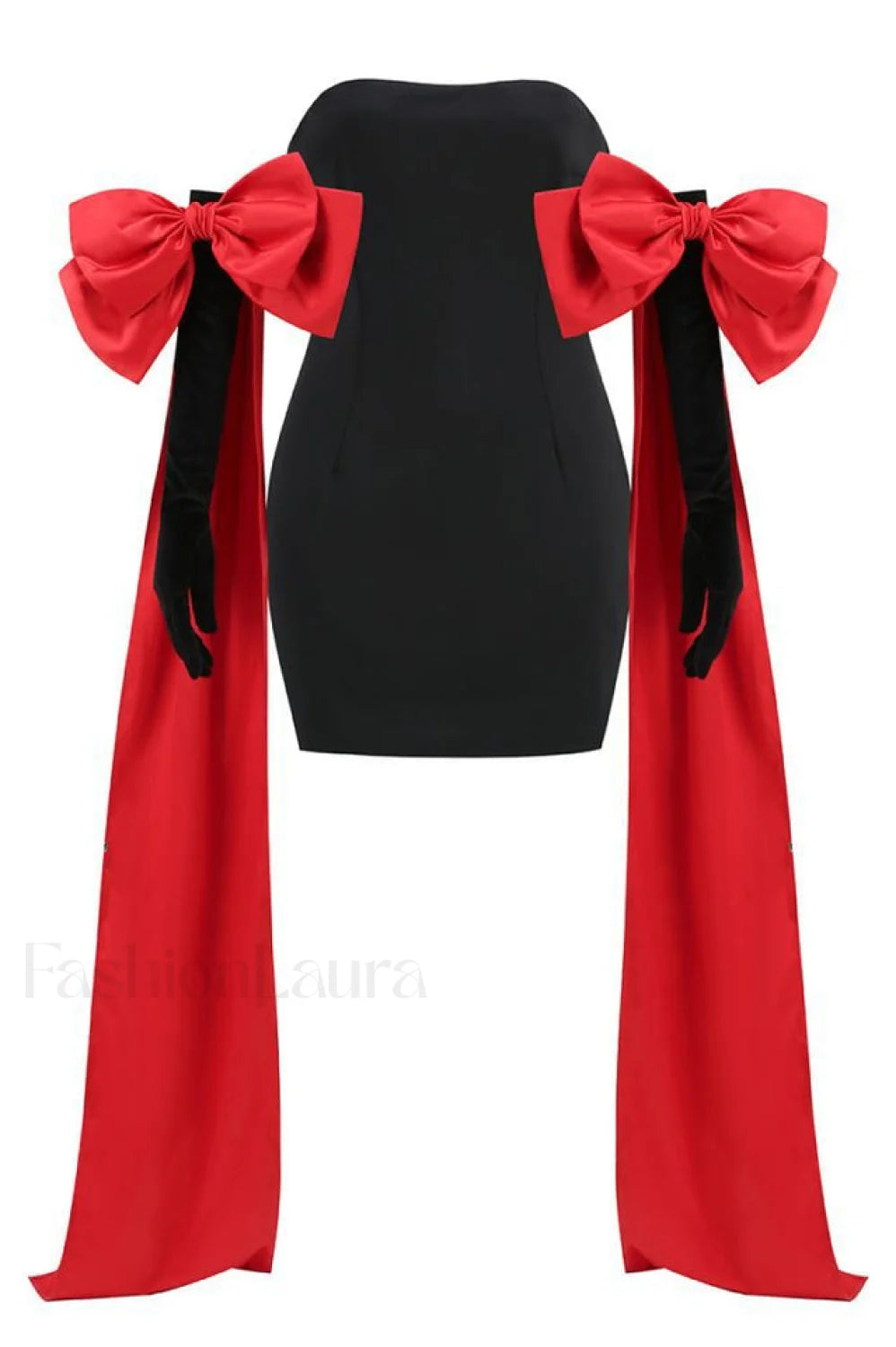 Cupid Dress Stylish & Gloves XS / Black