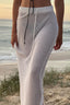 Sexy Hollow Out Sheer Knit Beach Skirt