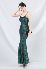 Elegant Sequin Cami Maxi Dress