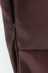 Square Neck Tie Waist Bodycon Mermaid Prom Dress