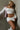 Fuzzy Off Shoulder Crop Top Curve Hugging Skirt Set Secondary image