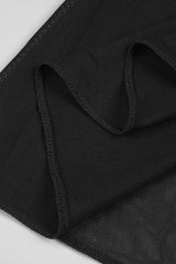 Stretch Tulle Bandage Mesh Formal Dress