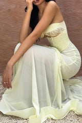 Solid Color High Waist Bodycon Dress