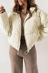 Classic Plain Quilted Puffer Jacket