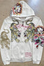 Skull Floral Tiger Eagle Snake Zip-Up Hoodie