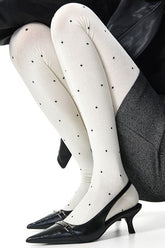 Versatile Moisture Wicking Polka Dot Tights