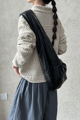 Openwork Knit Cardigan
