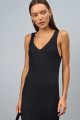 Slim Fit Knit Cami Sweater Dress