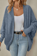 Solid Color Mid Length Cardigan