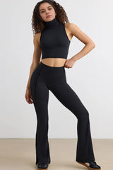 Booty Lifting Wide-Leg Flared Workout Leggings