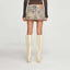 Denim Irregular Slit Vintage Skirt Photo Colors / M