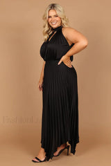 Dominique Elegant Midi Dress