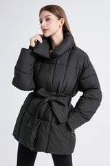 Longline Design Puffer Jacket