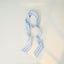 Elegant Striped Long Skinny Neck Ribbon Scarf