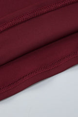 Lace Trimmed Slim Fit Bodysuit Knit Top