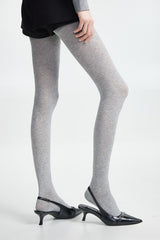 Openwork Sheer Black Diamond Pattern Tights