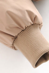 Casual Cropped Puffer Jacket