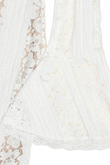 Lace Off Shoulder Maxi Boho Dress