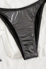 Shimmer Halter Sexy Bikini Set