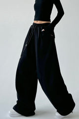 High Waist Sweatpants Knit Pants