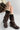 Crochet Lace Trim Cable Knit Boot Cuffs Secondary image