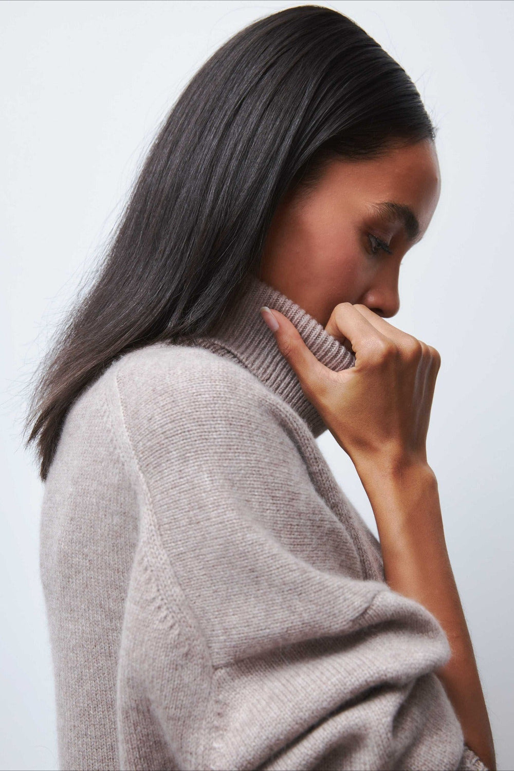 Anti Pilling Loose Turtleneck Sweater