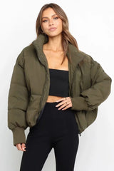 Flowy Insulated Puffer Jacket XS / Green