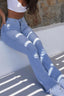Slim Fit Push Up Denim Jeans S / Blue