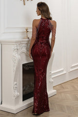 Sequin Mermaid Gown Formal Dress