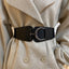 Fashion Leather Stretch Waist Belt