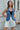 Patchwork V Neck Denim Vest Tank Top Secondary image