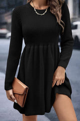 Loose Fit Knit Sweater Dress