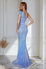 Long Sequin Mermaid Gown Formal Dress