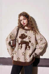 Relaxed Fit Cozy Crewneck Sweater