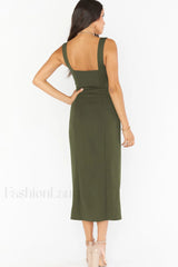 Eden Elegant Midi Dress