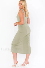 Eden Elegant Midi Dress