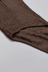 Halter Neck Bodycon Maxi Sweater Dress