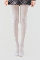 Vertical Stripe Sheer Ballet Tights Slimming Tights