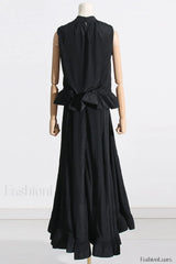 Elaine Pink Sleeveless Charming Ruffle Mermaid Set