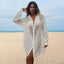 Elegant Backless Club Dress Cover Up WHITE / One Size