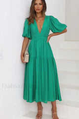 Erin Elegant Midi Dress