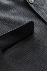 Waffle Textured Oversized Blazer