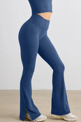 Booty Lifting Wide-Leg Flared Workout Leggings