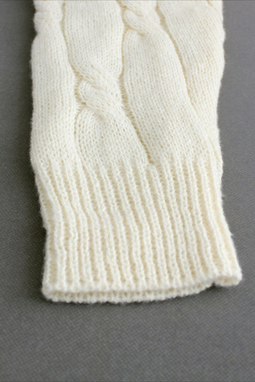 Solid Color Long Sleeve Cable Knit Sweater Dress